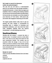 Dot to dot puzzle dinosaur T-Rex with solution Meme Template
