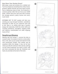 Dot to dot puzzle flower with solution Meme Template