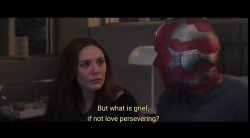 what is grief but love persevering? Meme Template