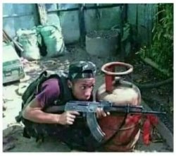 AK47 gas Meme Template