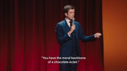 You have the moral backbone of a chocolate eclair Meme Template