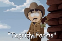 Randy Tegredy Farms Meme Template