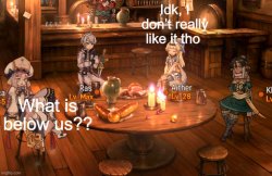 Aither and Angelica tavern Meme Template