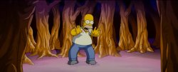 Homer Simpson epiphany movie Meme Template