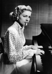 Lauren Bacall piano Meme Template
