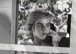 B/W surprised woman on phone. Meme Template