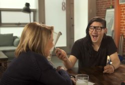 Shocked Skrillex meme Meme Template