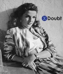 X doubt Jane Russell Meme Template