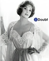 X doubt Gina Lollobrigida Meme Template