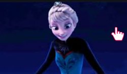 Elsa looking down Meme Template
