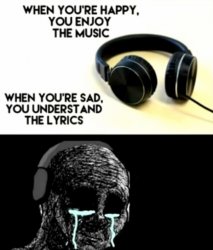 Sad Understanding The Lyrics Meme Template