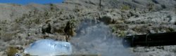 Minigun hitting gel Meme Template