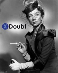 X doubt Agnes Moorehead Meme Template