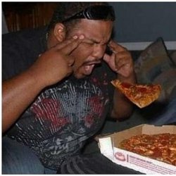 Black Guy Pizza Meme Template
