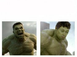 Angry Hulk Meme Template