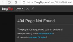 WhiteNational. 404'd Meme Template
