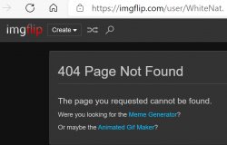 WhiteNat. 404'd Meme Template