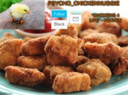 Physco Chickennuggie temp Meme Template