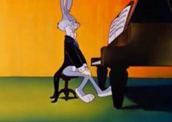 Bugs bunny piano Meme Template