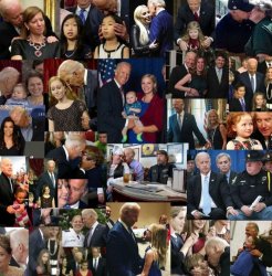 Joe Biden creepy montage Meme Template