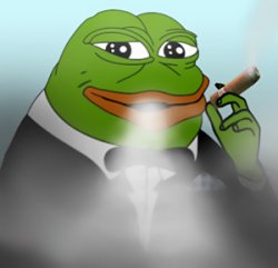 Smoking Pepe Meme Template