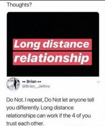 Long distance relationship Meme Template