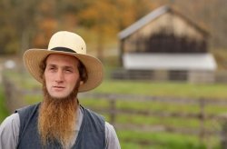 AMish man Meme Template