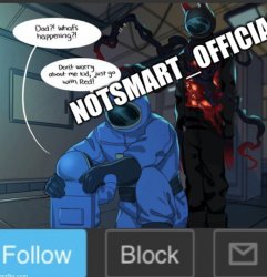 NotSmart_Official announcement Meme Template