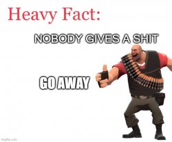 heavy fact Meme Template