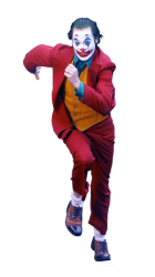 Png joker running Meme Template