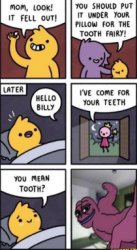 i have come for your teeth Meme Template