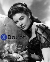 X doubt Ava Gardner Meme Template