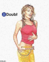 Kylie X doubt 29 deep-fried 1 Meme Template