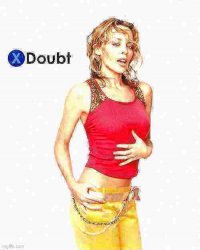 Kylie X doubt 29 deep-fried 2 Meme Template