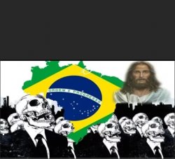 feliz a nação cujo deus é o senhor - meme Meme Template