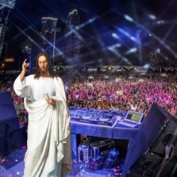 God is a dj Meme Template