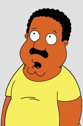 Family Guy - Cleavland Brown Looking Up Meme Template