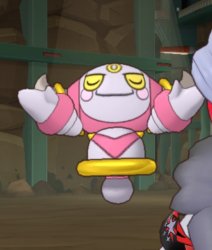 Hoopa holding something Meme Template