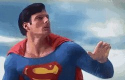Superman looking Meme Template