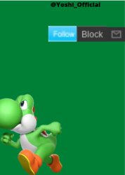 Yoshi_Official Announcement Temp Meme Template