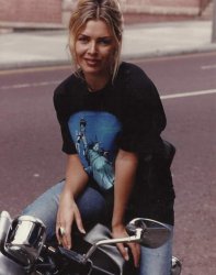 Kim Wilde motorcycle Meme Template