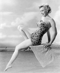 Marilyn Monroe photographed by Phil Burchman in 1951 Meme Template