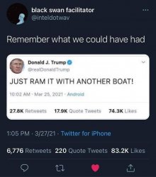 Fake Trump tweet Suez Canal Meme Template