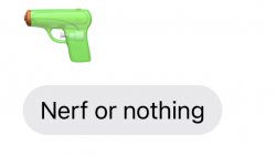 Nerf or nothing Meme Template
