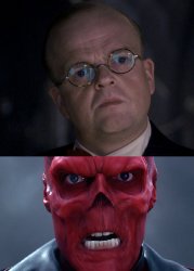 Red Skull and Zola Meme Template