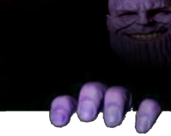 Thanos hand Meme Template