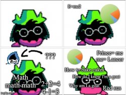 Ralsei Math Thing Meme Template