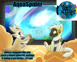 AquaSpider's Announcement Template 1 Meme Template
