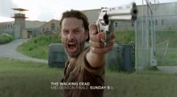 Rick Grimes' Colt Python Meme Template