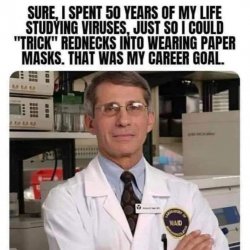 Dr. Fauci badass Meme Template